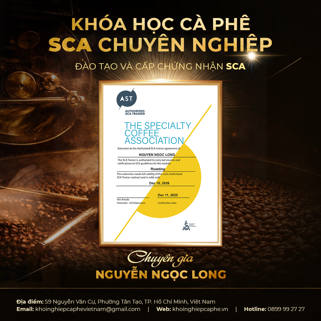 Khóa học rang cà phê SCA Roasting