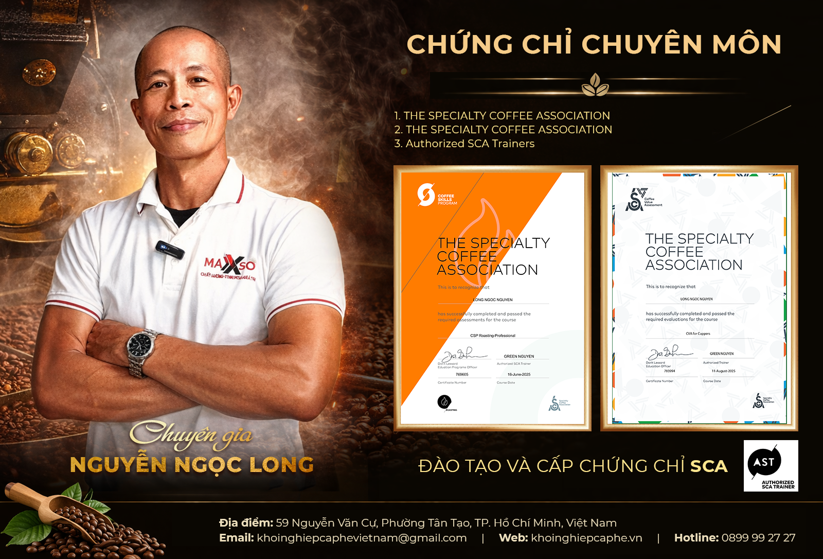 Nguyên Ngọc Long - Chuyên gia cà phê